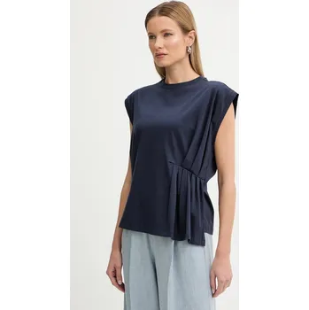 Pánské tričko Bavlněné tričko Twinset 261TP2112 námořnická modř 59X, vel. L