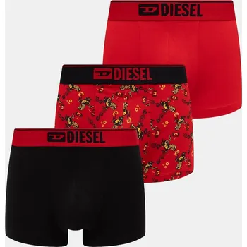 Boxerky Boxerky Diesel UMBX 3-pack 00ST3V.0LKDY červená 33A, vel. L