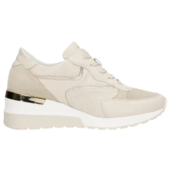 Dámské polobotky Béžové Kožené Polobotky Dámské Na Klínku Wojas 4611484 36