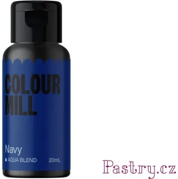 SLEVA - COLOUR MILL BARVA TEKUTÁ NA VODNÍ BÁZI - NAVY (MODRÁ TMAVÁ) 20 ml - MIN. TRVANLIVOST 01/2026
