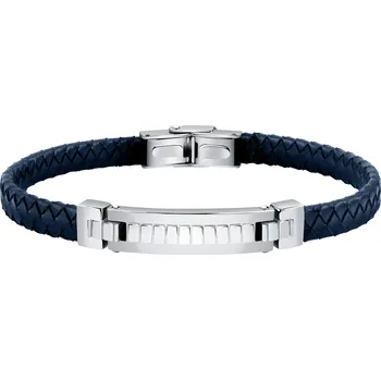 Šperk Morellato Elegantní kožený náramek s ocelovou ozdobou Moody SQH33 + 2 měsíce na vrácení zboží