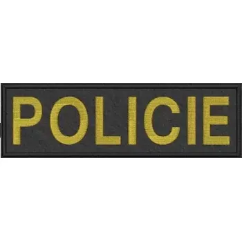Nášivka Pelisport Nášivka Policie velká 22 x 7 cm