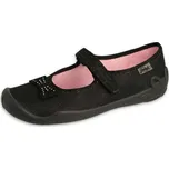 „Dětské bačkory Befado Blanca 114Y240 – černé přezůvky s mašličkou“ Velikost: 32