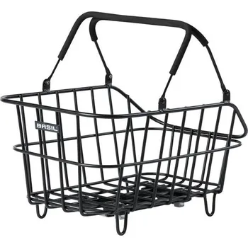 brašna na kolo Basil zadní koč Cento Alu MIK (černá)