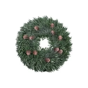 Věnec Věneček VÁNOCE s šiškami d30cm