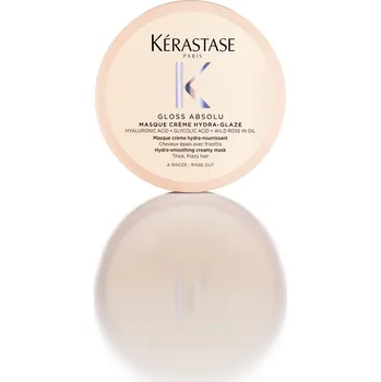 Vlasová regenerace Kérastase Gloss Absolu Masque Créme Hydra-glaze - Hydratačně-uhlazující krémová maska určená pro pevné, krepaté vlasy 75 ml
