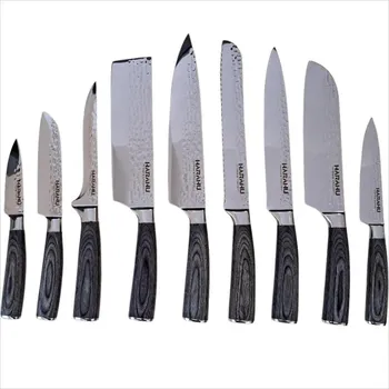 Sada Kuchynských Nožov HK-39202 - 9ks/Sivá