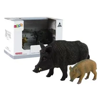 Zestaw figurek Dzik z młodym