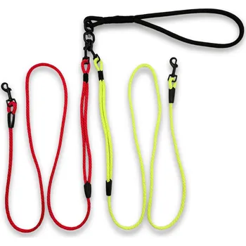 Nezamotávací lanové 6mm vodítko na malá plemena PafDog® pro 2 psy, 5 délek, výběr barev DÉLKA: 1 m, TYP RUČKY: LANOVÁ