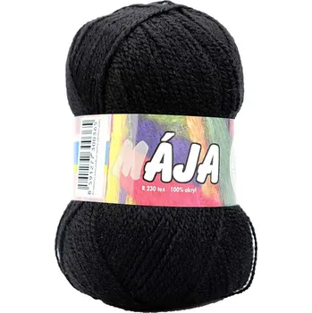 Příze Niťárna příze Mája 9992 Černá