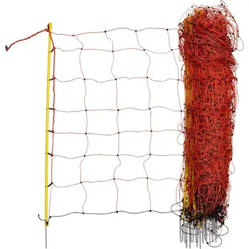 chovatelské pletivo KERBL 27902 síť pro elektrický ohradník pro ovce 108 cm x 50 m / 1 hrot, oranžová