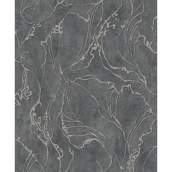 Tapeta Vliesová tapeta na zeď, černo-stříbrná, abstraktní vzor, 34257, City Glow, Marburg