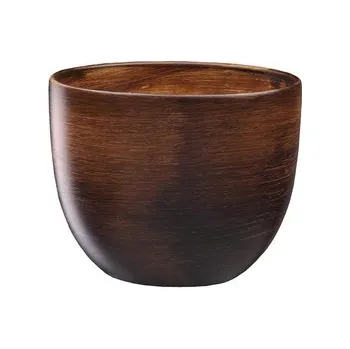 Obal na květináč Obal na květník PURKYNĚ WOOD keramický matný d13x11cm