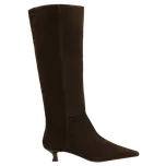 Hnědé Čokoládové Dámské Kozačky Na Nízkém Podpatku Wojas 7111962 39