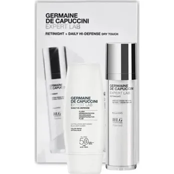 Kosmetická sada Germaine de Capuccini Expert Lab Set - Sérum Retinight 50 ml + netónovaný Daily Hi- defense dry touch SPF 50 30 ml Dárková sada