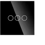 BOT Chytrý dotykový vypínač osvětlení WiFi THREE SL13 černý