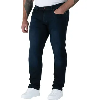 Pánské džíny Pánské džíny ve velkých velikostech Duke D555 Daniel s rovnými nohavicemi tmavě modré (50S)