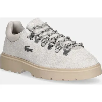 Dámská obuv Semišové tenisky Lacoste Baseshot Winter Sneakers 50SFA0042 béžová 01X, EUR 37