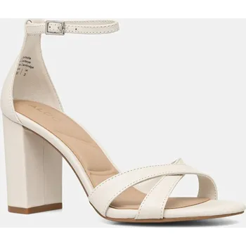 Dámské sandále Kožené sandály Aldo MELODIE 13968240.MELODIE béžová 01X, EUR 38.5