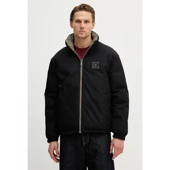 Pánská bunda Oboustranná péřová bunda Calvin Klein Jeans LV04RE500G zelená 81X, vel. M