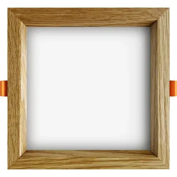 LED osvětlení LED vestavené svítidlo Square Woodline Dub hranaté 170x170mm 12W - Denní bílá - APLED - 21287 - 21287