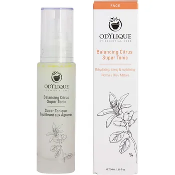 Přípravek na čištění pleti a oči ODYLIQUE | Vyrovnávající toner z bio růže a citrusů - 5 ml, 50 ml Obsah: 50 ml pro normální, smíšenou nebo mastnou pleť - 5 ml, 50 ml
