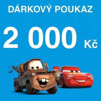 autíčko Dárkový poukaz - 2 000 Kč - Autahracky.cz