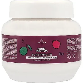 Vlasová regenerace Kallos Hair Pro-Tox Superfruits Hair Mask 275 ml