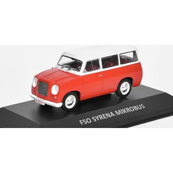 autíčko FSO Syrena Mikrobus 1:43 - DeAgostini Legendás Autói časopis s modelem FSO Syrena Mikrobus - kovový model