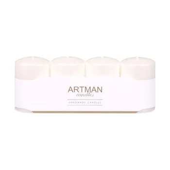 Svíčka Svíčka adventní VÁLEC metalická d6x10cm 4ks (cs)