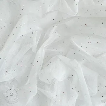 Tyl na TUTU ROYAL MULTI FOIL white