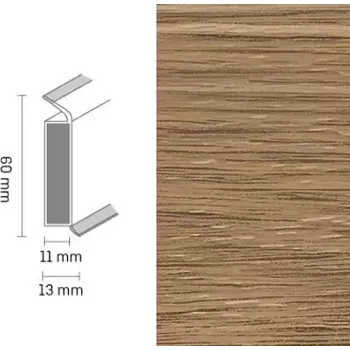 Döllken EP 60/13 flex life 2017 classic oak medium soklová lišta (10 ks / bal.)