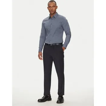 Pánská košile Calvin Klein Košile LV04LB145G Modrá Slim Fit L