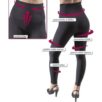 Dámské legíny Legíny s vysokým pasem vel. XL