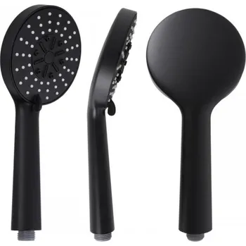 Sprchová hadice Hlavice sprchová, Egmont 59199, černá, 5 funkcí