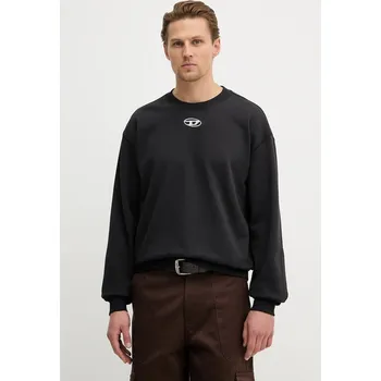 Pánská mikina Bavlněná mikina Diesel S-NORM-IOD A20446.0BKBW černá 99X, vel. XXL