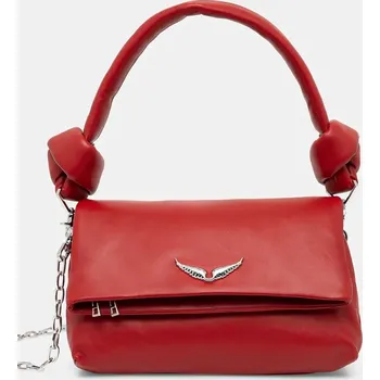 Kabelka Kožená kabelka ZADIG&VOLTAIRE LWBA02427 červená 33X, vel. ONE SIZE