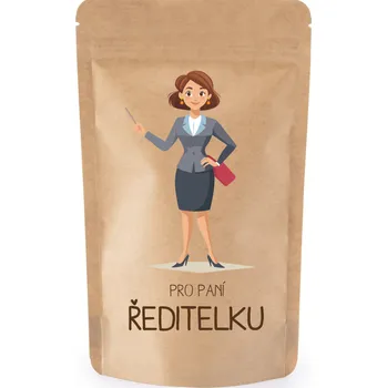 Dárkový potravinový koš Naklíčeno Dárkový sáček pro paní ředitelku Složení sáčku: Doušek štěstí