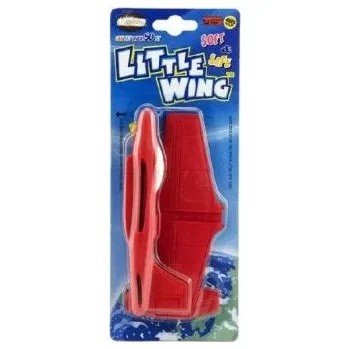 Hopsadlo Teddies Letadlo házecí polystyren 17cm 2 barvy na kartě