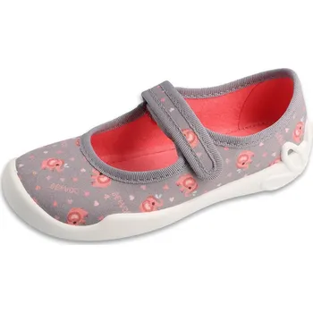 Dětská sportovní obuv „Dětské bačkory Befado Blanca 114Y561 – šedé přezůvky sloníci“ Velikost: 35