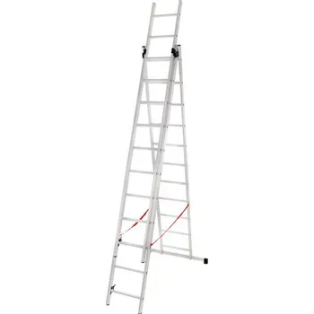 Žebřík Strend Pro 251071 Žebřík Strend Pro DW 3x11, Alu, EN 131 max. 6,52 m