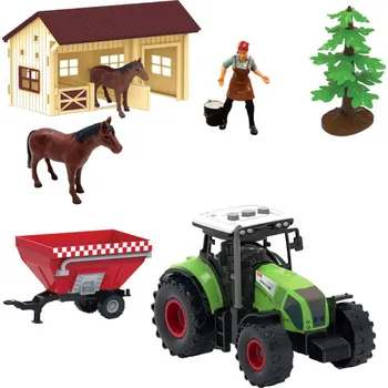 Figurka FARM SERVICE - Hrací set farma 10 ks se světly a zvuky
