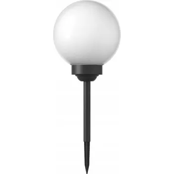 Venkovní osvětlení LED Solární lampa LED/1,2V 6500K 200 mAh pr. 10 cm IP44 bílá/černá