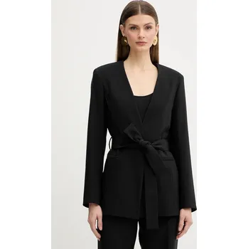 Dámské sako Sako Fracomina FY26SJ3011W42901 černá 99X, vel. XL