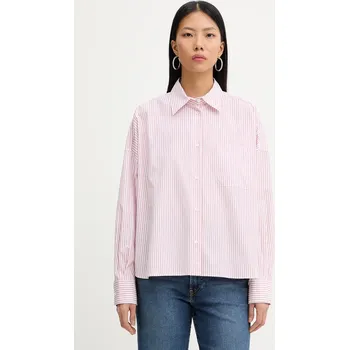 Dámská košile Bavlněná košile Weekend Max Mara AUREO 2615111031600 růžová 30X, vel. 36