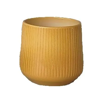 Obal na květináč Obal na květník STRIPS VERTIKAL keramický lesklý d14x13cm (cs)