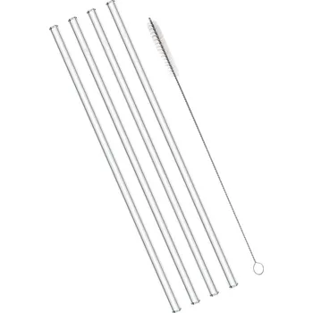 Termoska inSPORTline Sada náhradních brček pro termohrnky s čistícím kartáčkem – 4 ks