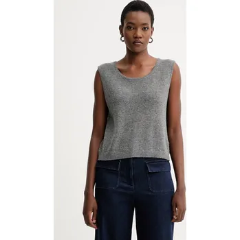 Dámská vesta Vesta s vlnou American Vintage DUM18B šedá 90M, vel. M