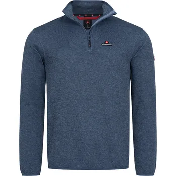 Pánská mikina HÖHENHORN Pánská fleecová mikina se stojáčkem Swissfels Barva: Modrá, Velikost: L