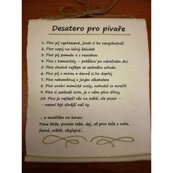 Bene Pergamen - desatero - Pro pivaře